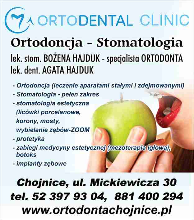 KLINIKA STOMATOLOGICZNA "ORTODENTAL" - stomatolog CHOJNICE stomatolog CHOJNICE